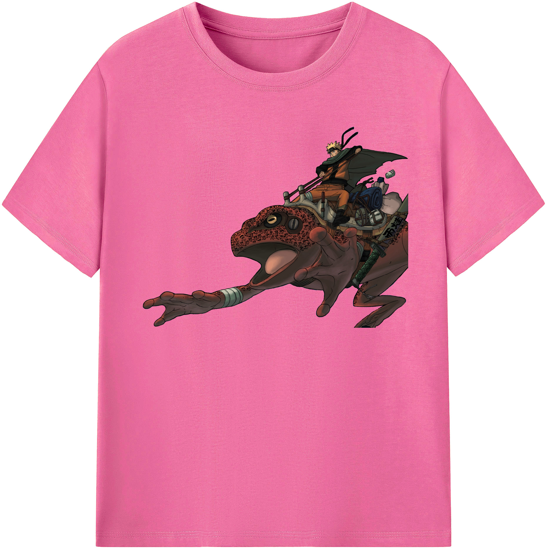 （画像用） NARUTO -ナルト- うずまき ナルト Uzumaki Naruto レディースカジュアルプリントTシャツ（綿100％）